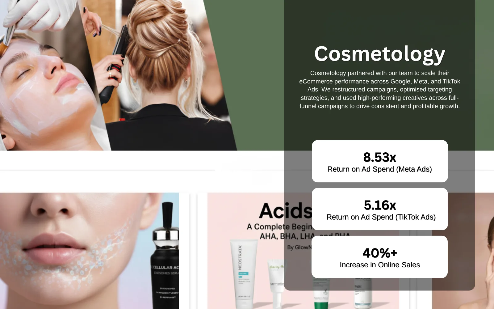 Cosmetology — Beauty & Skincare DTC eCommerce